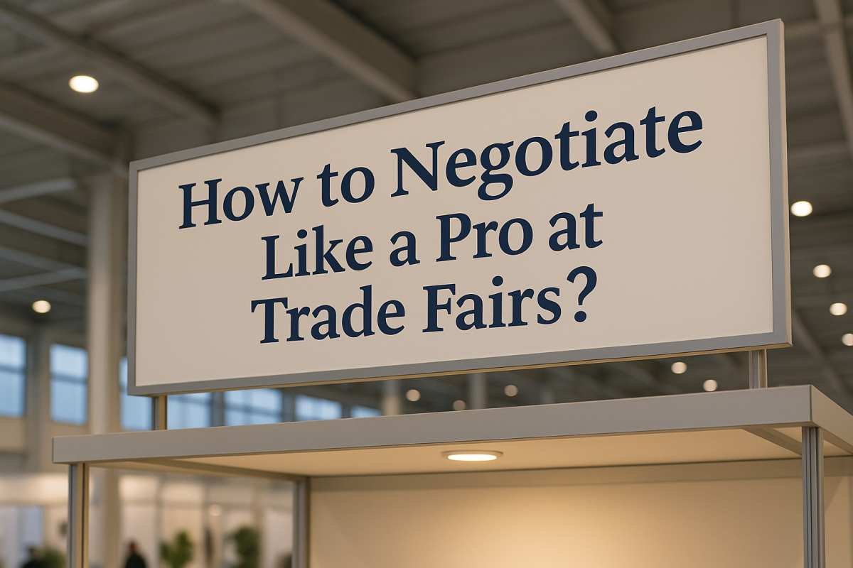 How to Negotiate Like a Pro at International Trade Fairs? Do This, Ask This
