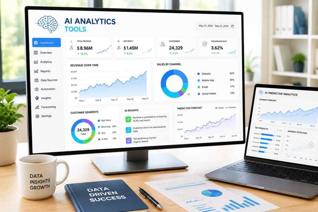AI Analytics Tools: Improve Business Intelligence, Forecasting & Decision-Making